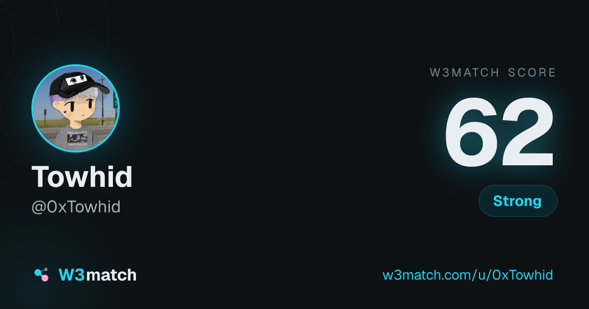 Share card for Towhid