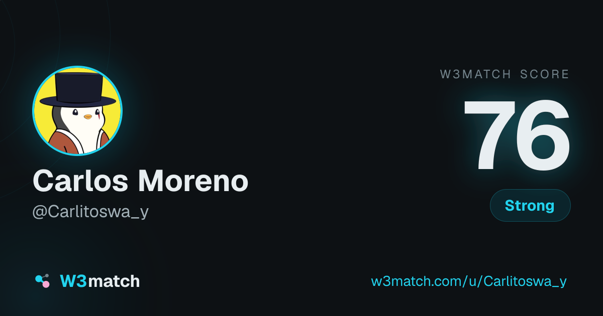 Share card for Carlos Moreno