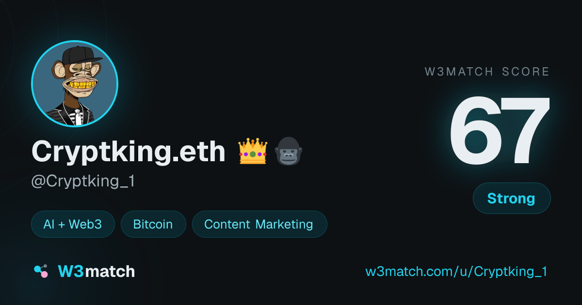 Share card for Cryptking.eth 👑 🦍