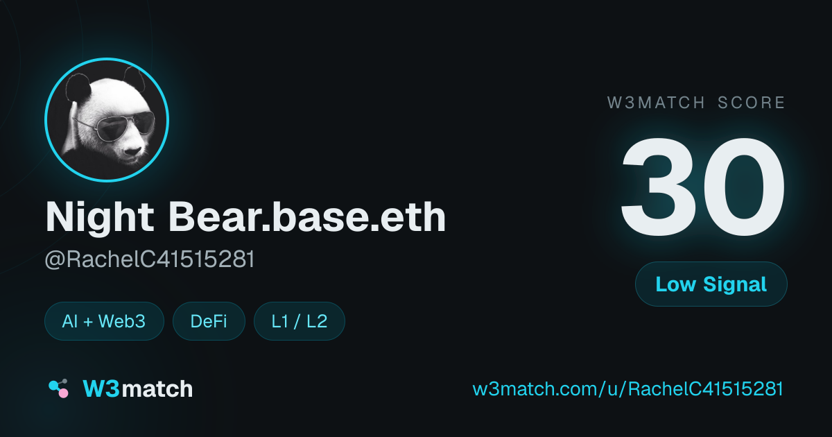 Share card for Night Bear.base.eth