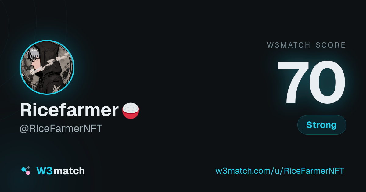 Share card for Ricefarmer🍚