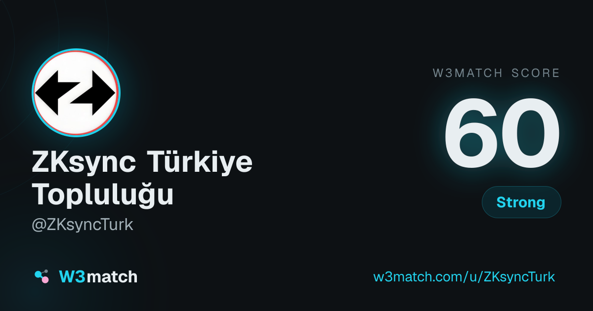 Share card for ZKsync Türkiye Topluluğu