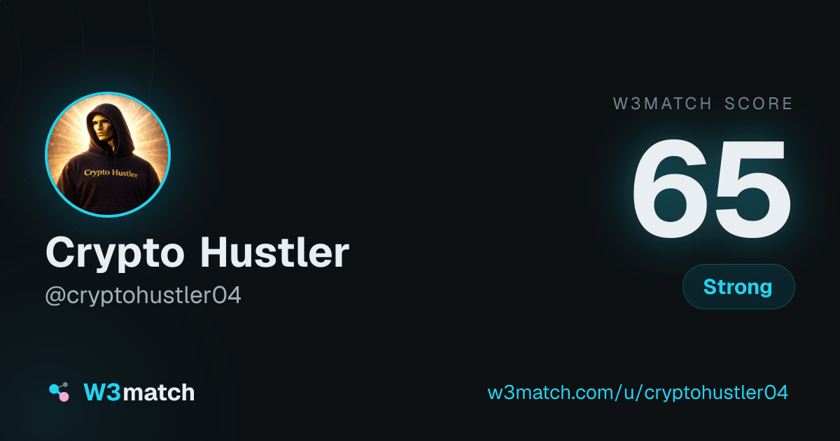 Share card for Crypto Hustler