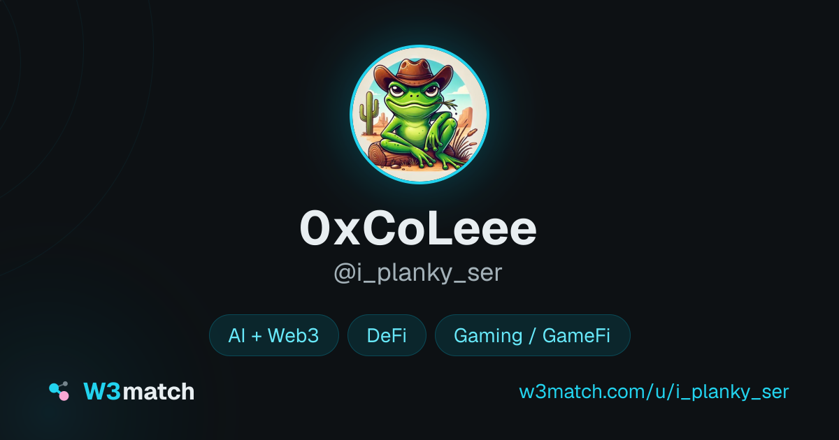 Share card for 0xCoLeee
