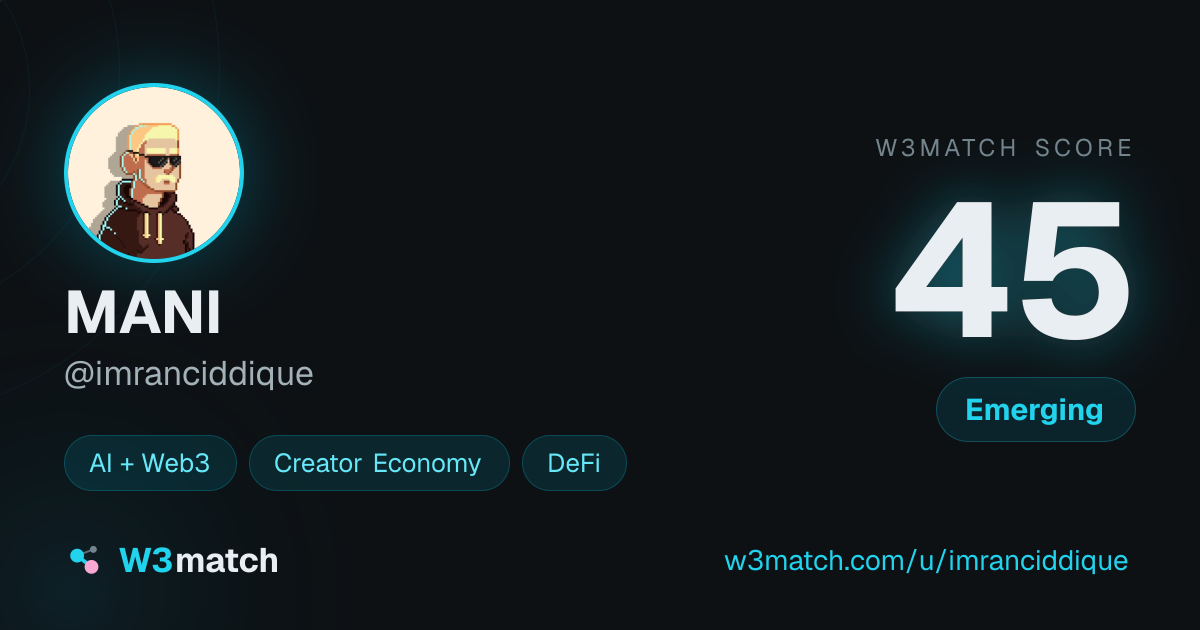 Share card for MANI