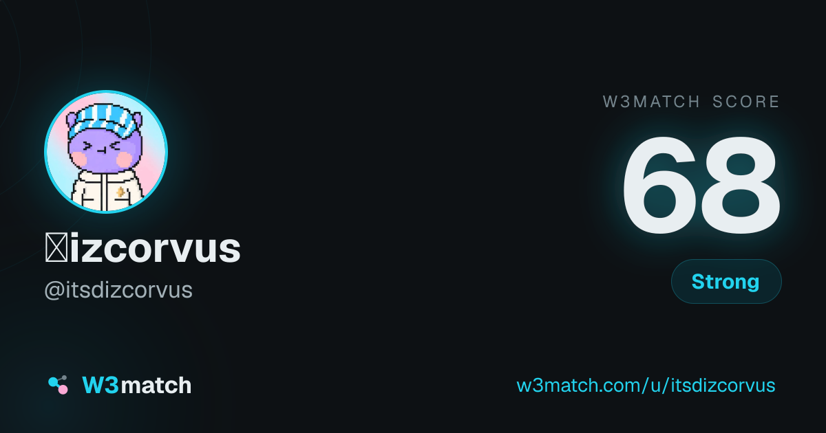 Share card for 𝝏izcorvus
