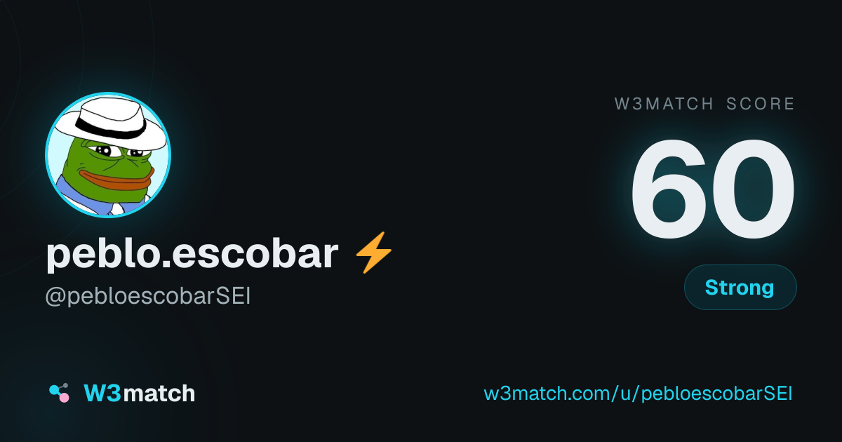 Share card for peblo.escobar ⚡️