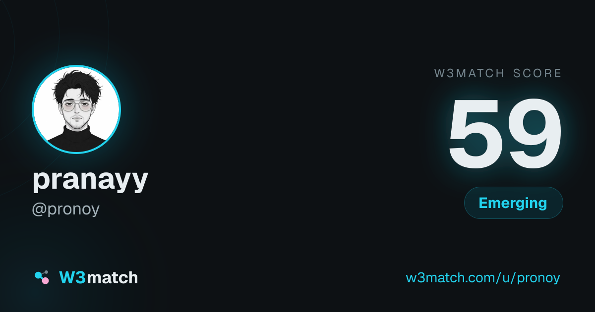 Share card for pranayy