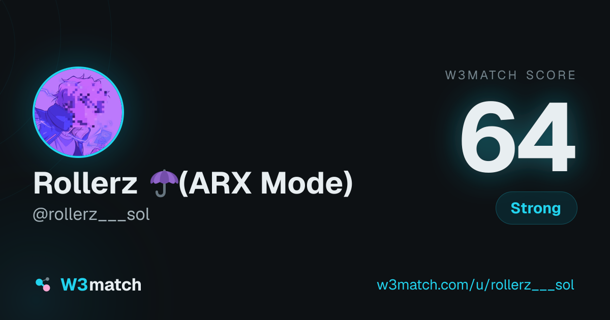 Share card for Rollerz ☂️(ARX Mode)